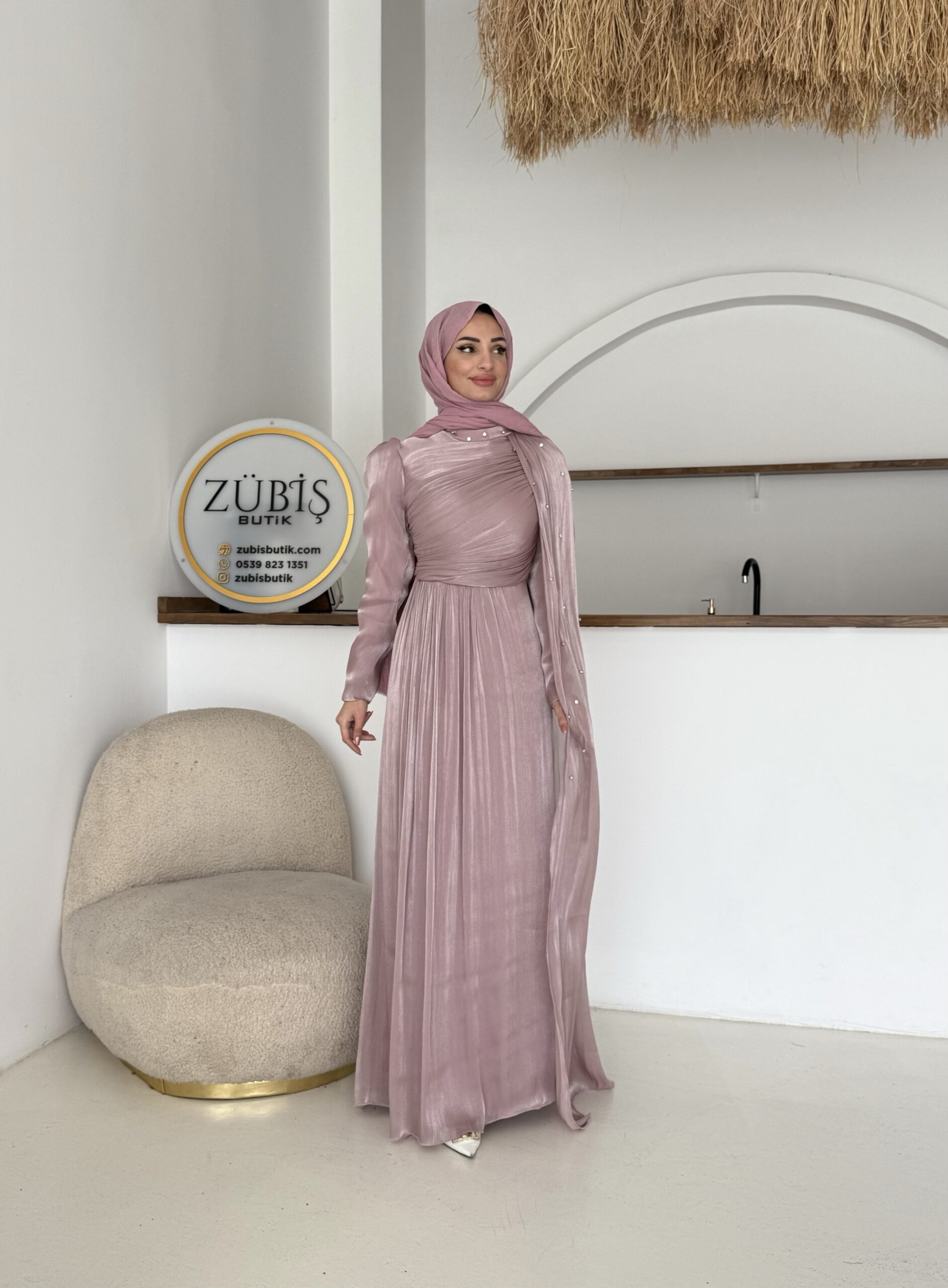 İnci Pelerin Abiye - Görsel 28