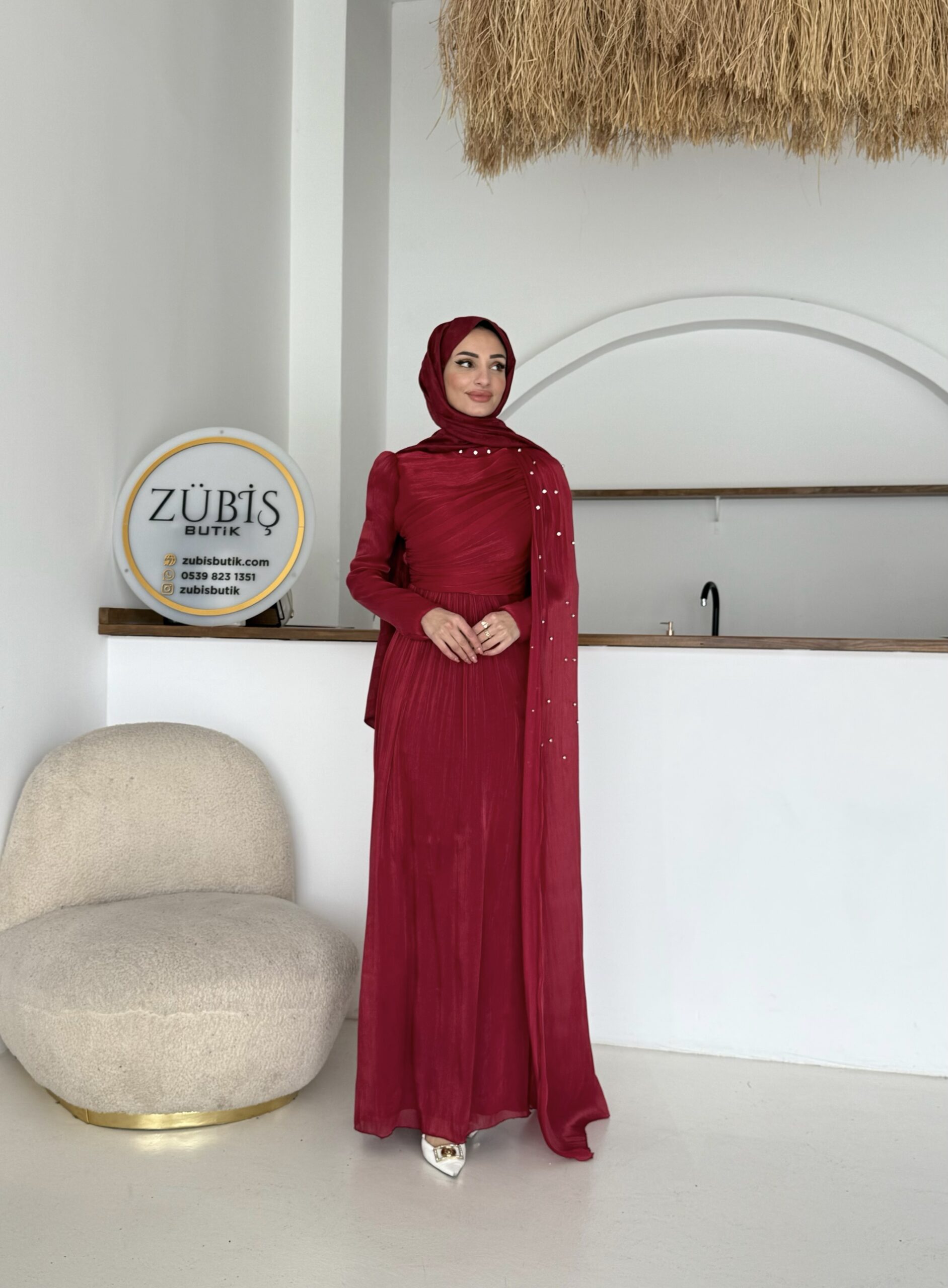 İnci Pelerin Abiye - Görsel 25